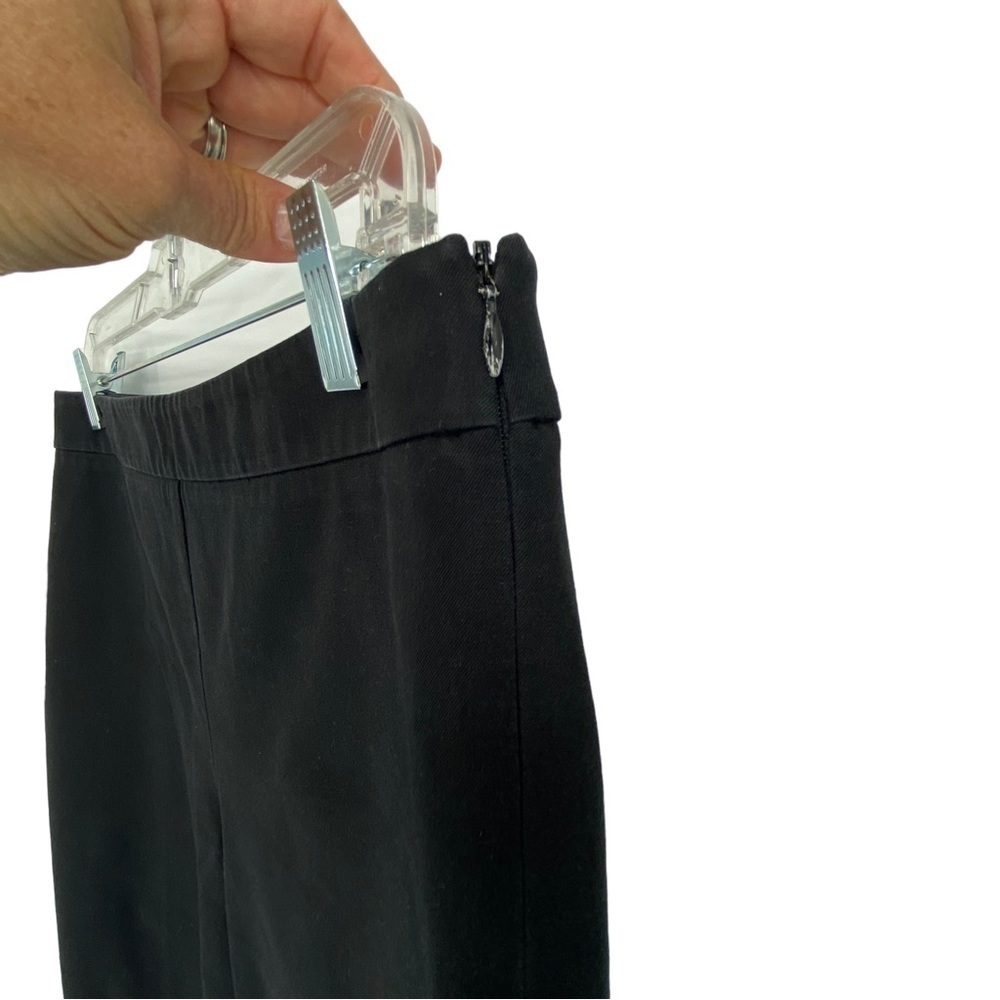 Talbots black high waist straight leg fitted pant, 8 - Picture 5 of 14